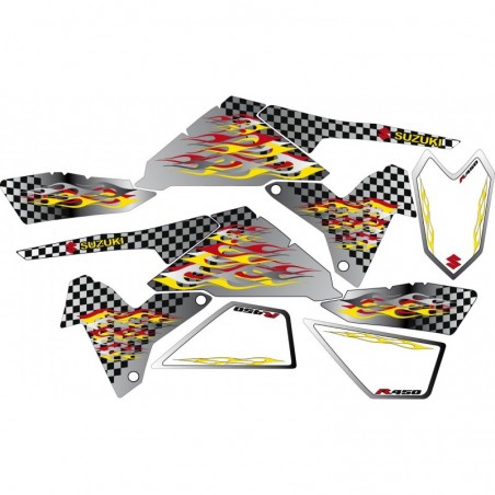 Suzuki ltr 450 atv autocollants décalcomanies graphiques Kit
