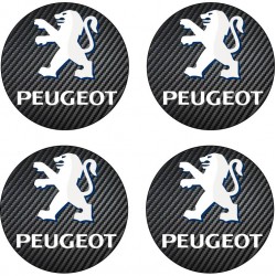 Stickers autocollant moyeu de jante Peugeot