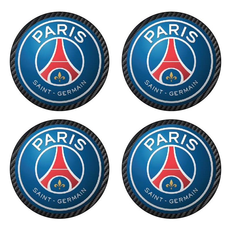 Stickers autocollant pour moyeu de jante PSG Paris Saint Germain