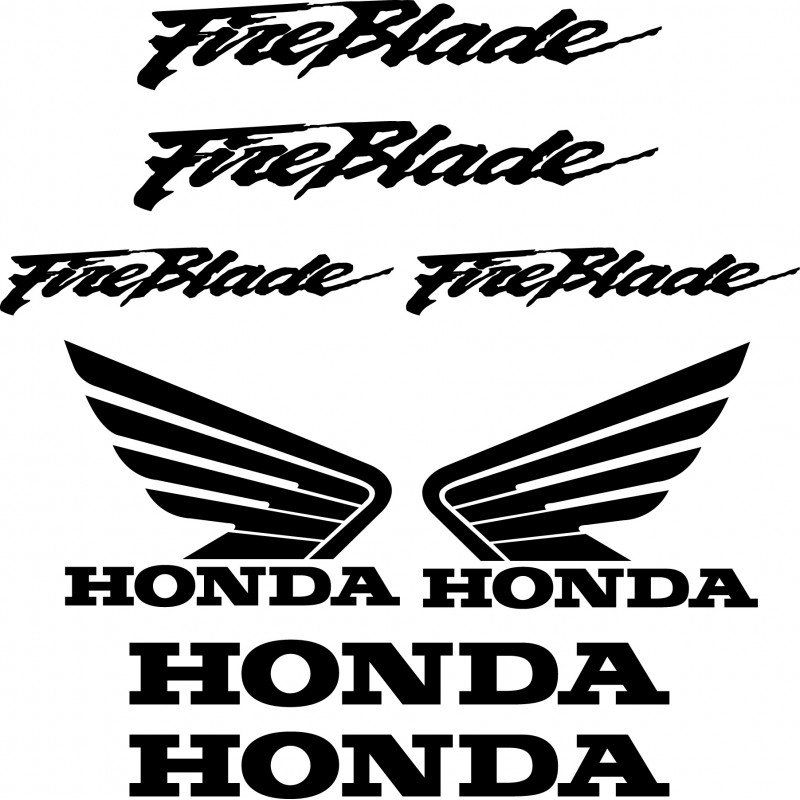 Stickers autocollants Honda Fireblade