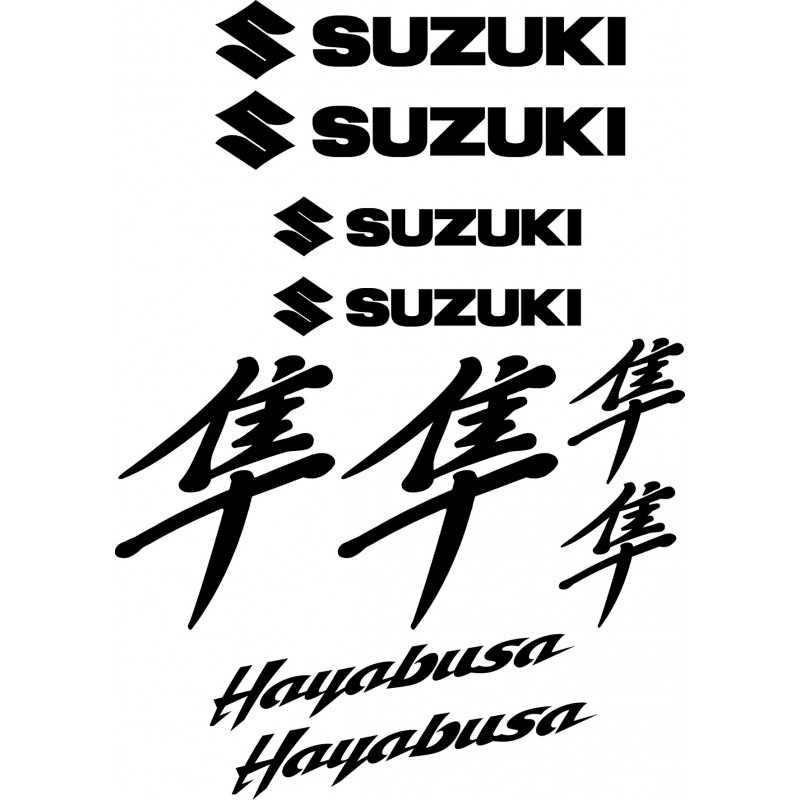 Stickers autocollants Suzuki Hayabusa