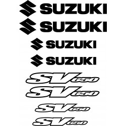 Stickers autocollants Suzuki SV650
