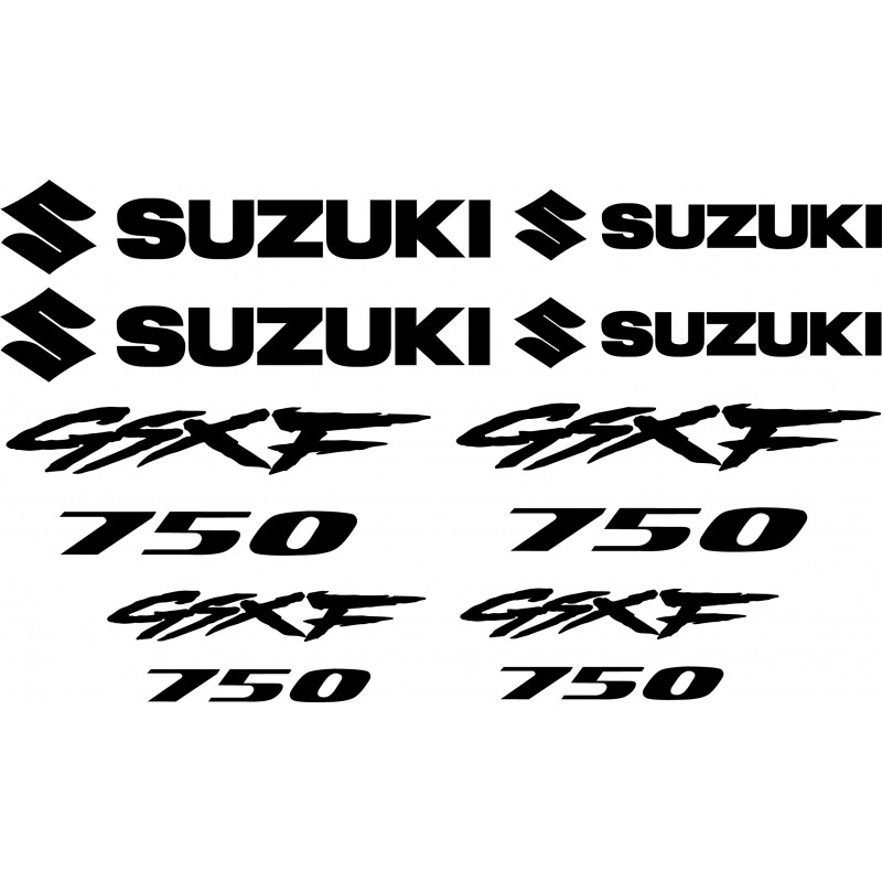 Stickers autocollants Suzuki GSXF-750