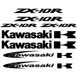 Stickers autocollants Kawasaki Zx10r