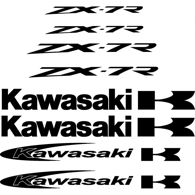Stickers autocollants Kawasaki Zx7r