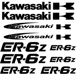 Stickers autocollants Kawasaki ER6Z