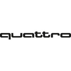 Stickers autocollants Logo Audi Quattro