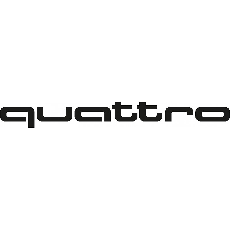 Stickers autocollants Logo Audi Quattro