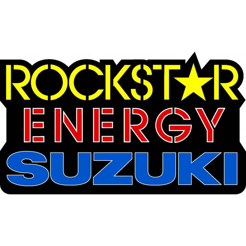 Stickers autocollants Suzuki Rockstar Energy
