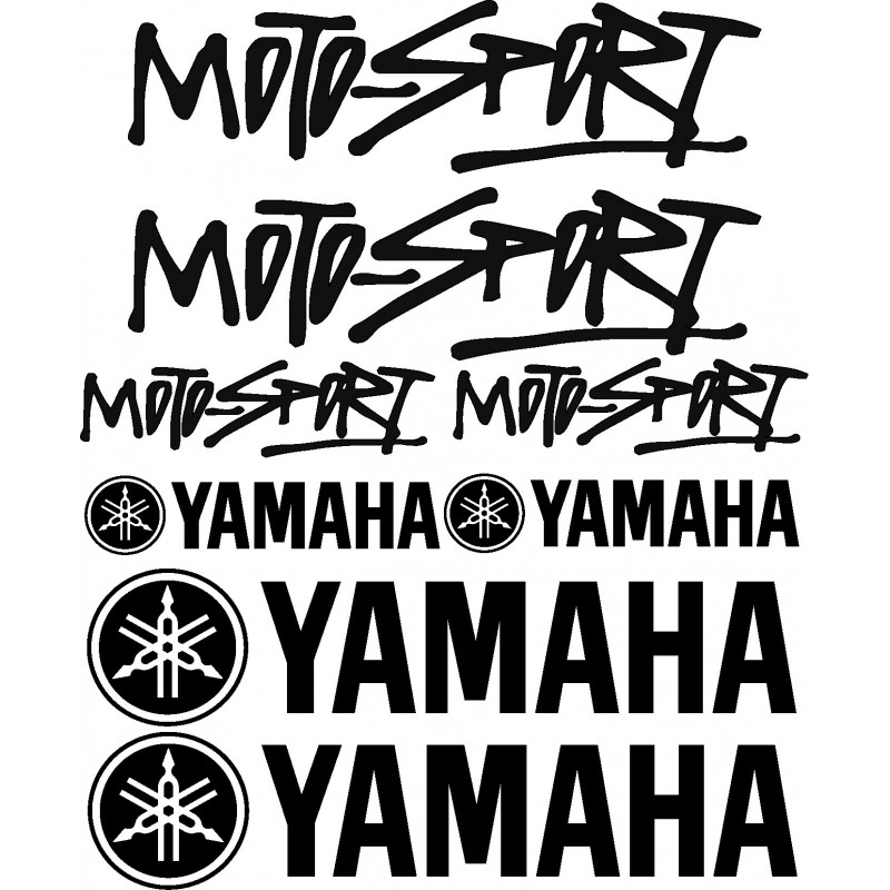 Stickers autocollants Yamaha Motosport