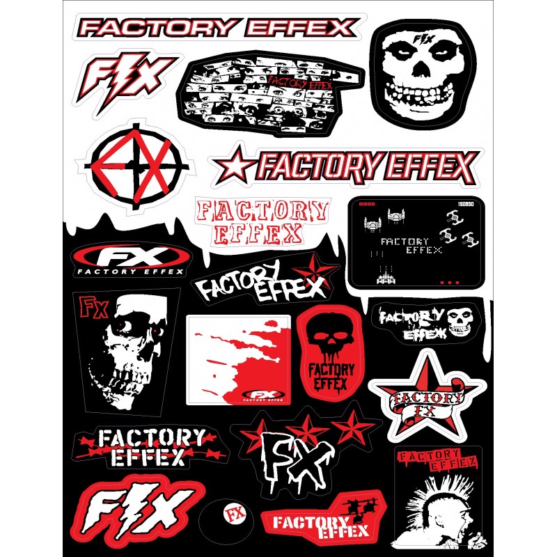 21 stickers autocollants Moto FX 14