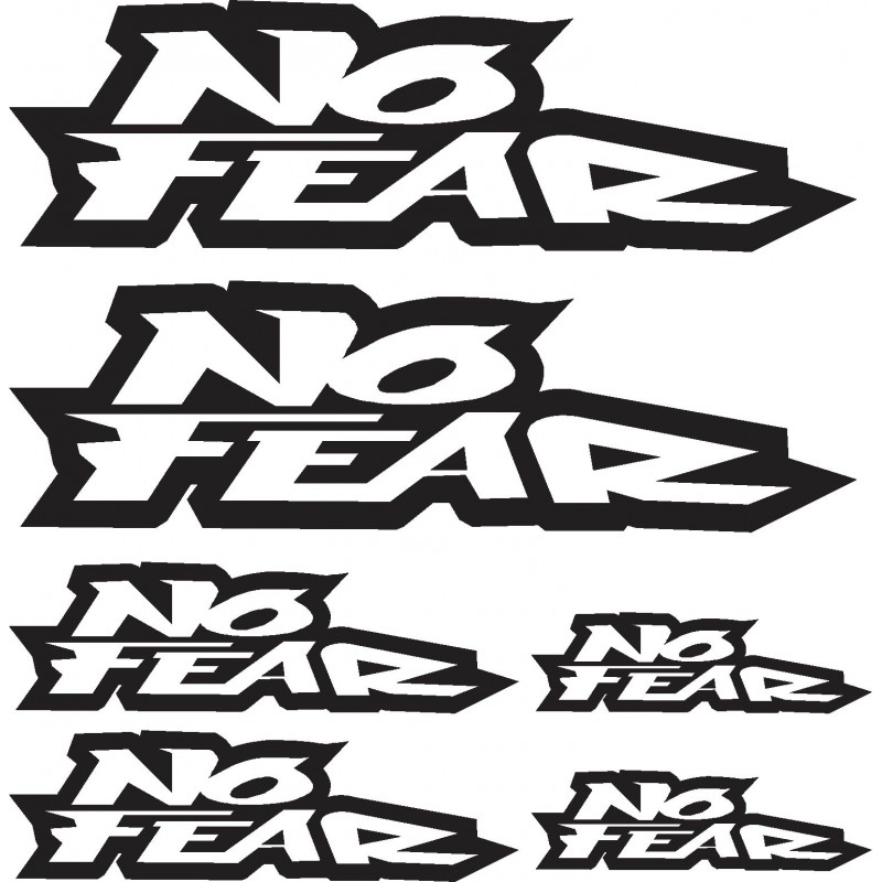 Stickers autocollants planche auto moto No Fear