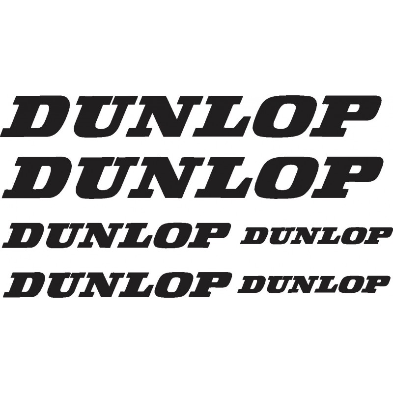 Stickers autocollants planche auto moto Dunlop
