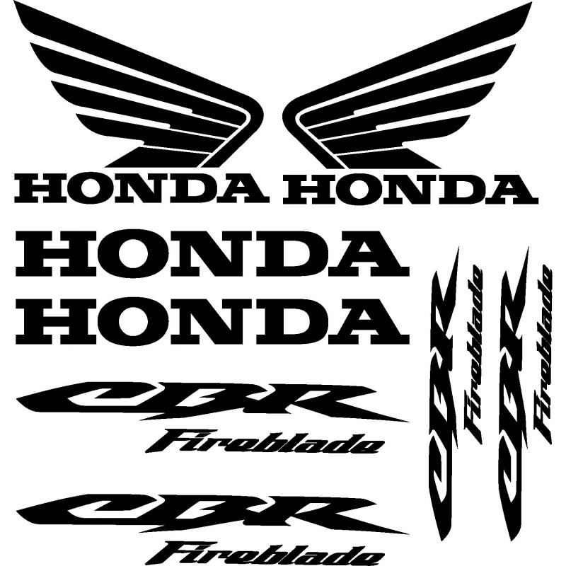 Stickers autocollants Honda CBR Fireblade