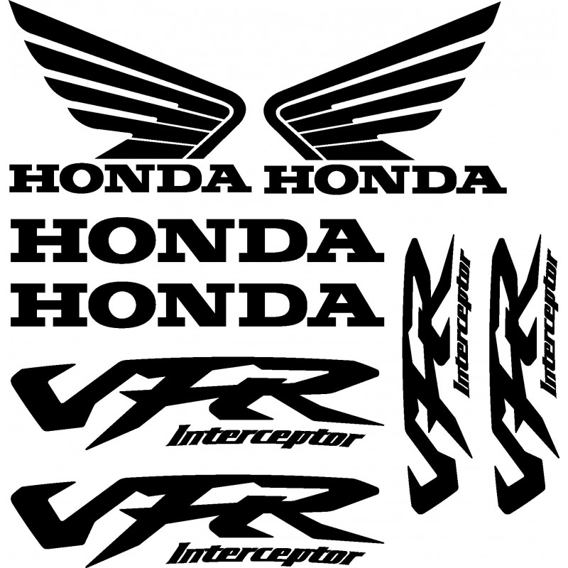 Stickers autocollants Honda VFR Interceptor
