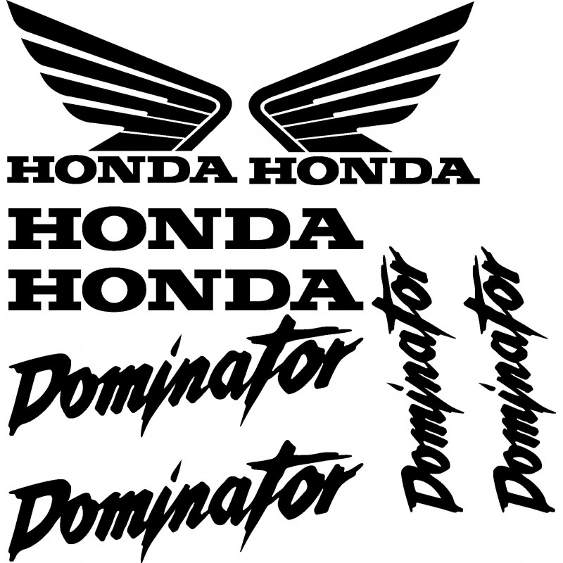 Stickers autocollants Honda Dominator