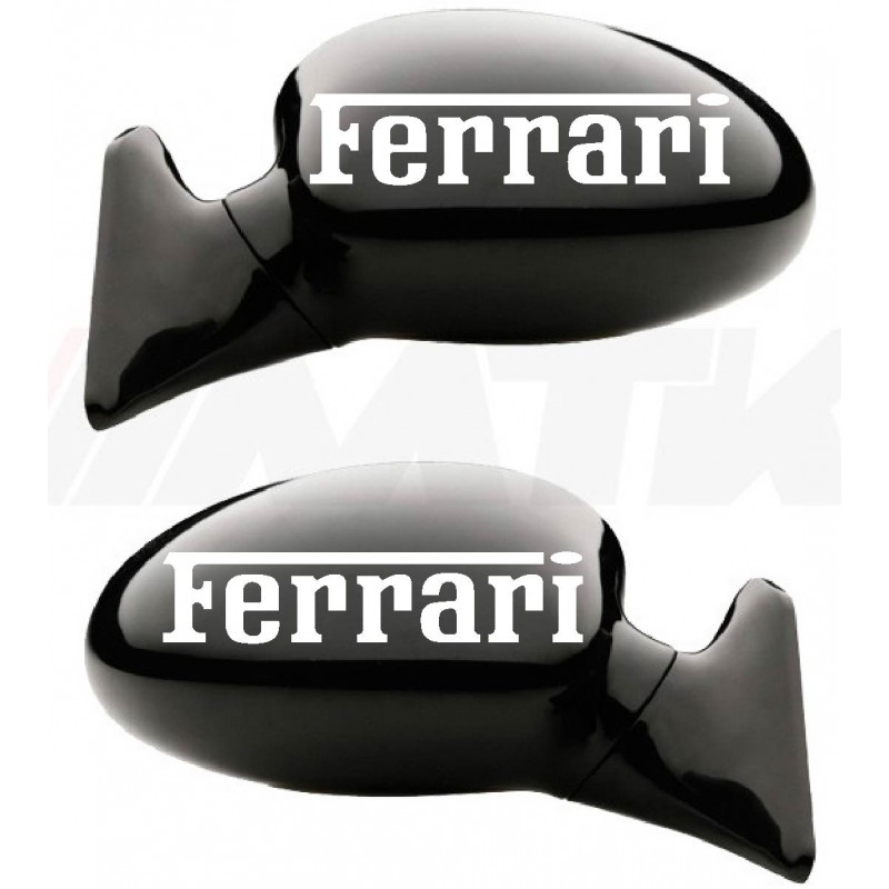 Stickers autocollants rétroviseur Ferrari