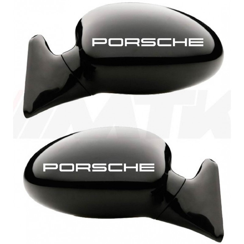 Stickers autocollants rétroviseur Porsche