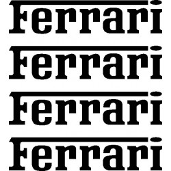 4 Stickers autocollants étrier de frein Ferrari