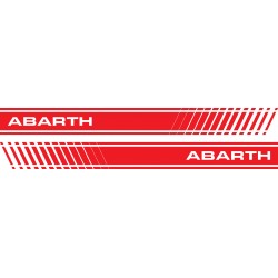 Stickers autocollants bas de caisse Fiat Abarth