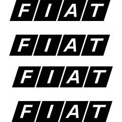Stickers autocollants étrier de frein Fiat
