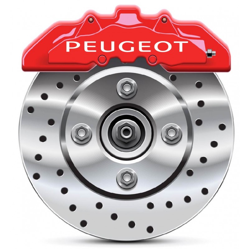 Stickers autocollants étrier de frein Peugeot