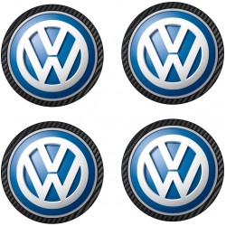Stickers autocollant moyeu de jante Volkswagen
