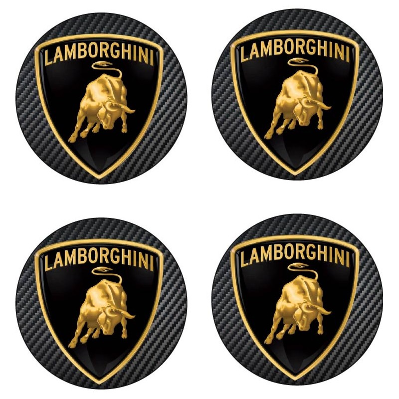 Stickers autocollant moyeu de jante Lamborghini